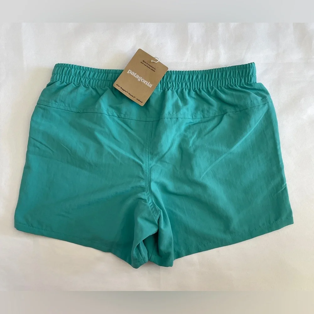 Patagonia Baggies 4" Shorts Kids' Size L/12 Subtidal Blue SP24 - Picture 6 of 9